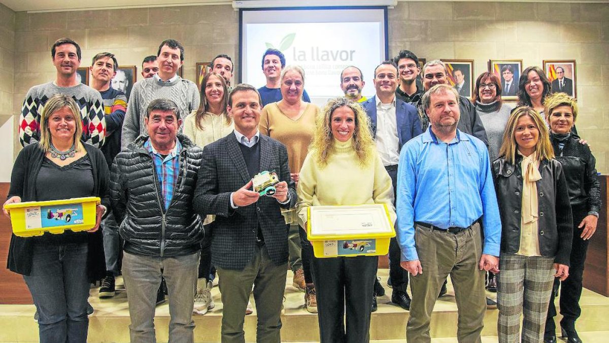 Presentación ayer de la ampliación del proyecto La Llavor para alumnos de Agramunt. 