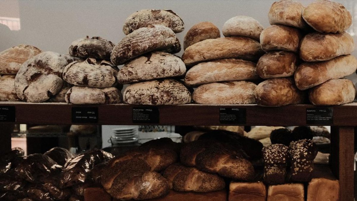 Pans elaborats amb farina sense gluten.
