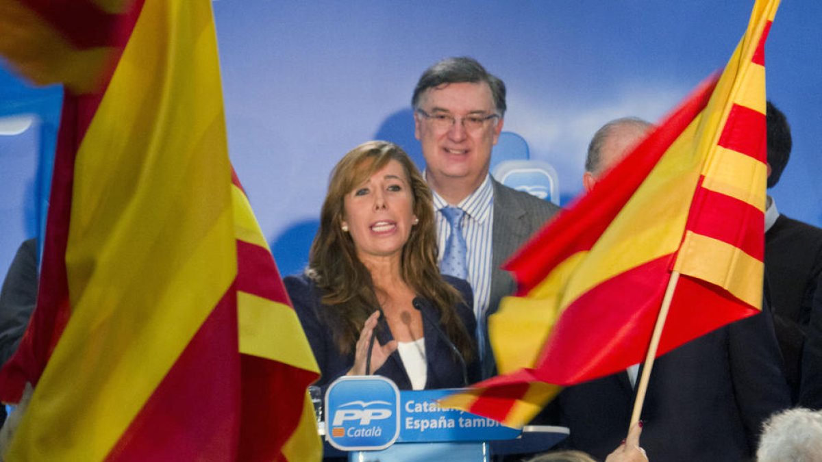 L’expresidenta del PPC després de les eleccions catalanes del 2012, en què el partit va obtenir 19 escons.