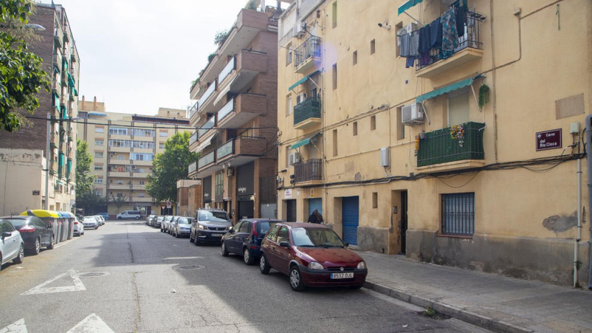 El accidente se produjo en la calle Riu Cinca. 