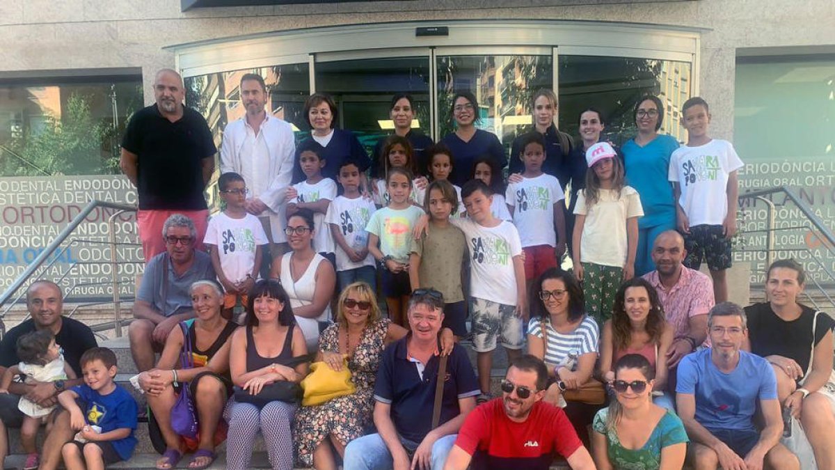 Acaben les visites mèdiques a nens sahrauís a Lleida