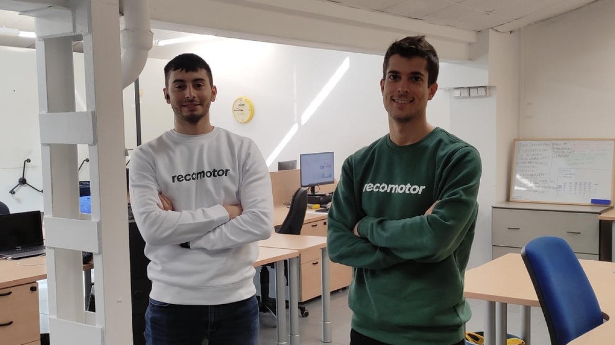 Els cofundadors de Recomotor, Gerard Palau i Jan Amat.