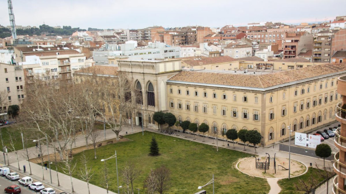 El edificio del Rectorado de la UdL.