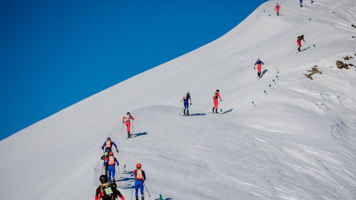 Imatge d’arxiu d’una edició anterior de la carrera de skimo a Andorra.