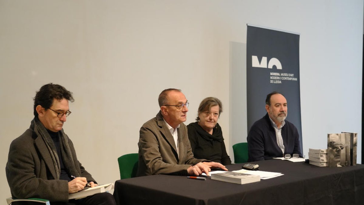 Presentación de ‘Calidoscopi Benet Rossell’, ayer en el Morera.