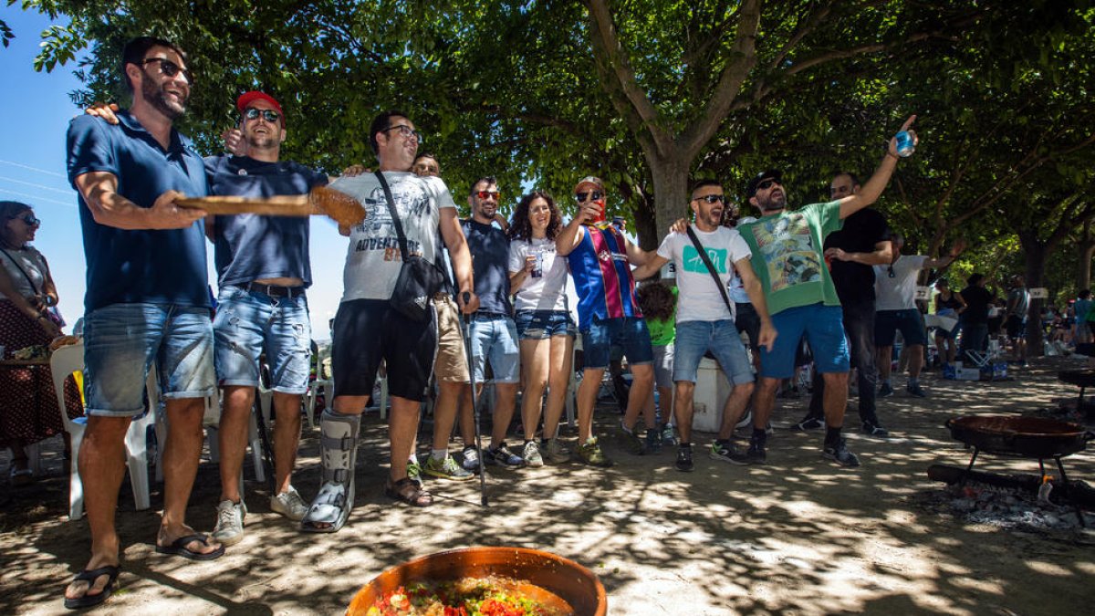 Concurs de cassoles de tros de Juneda de l’any passat.