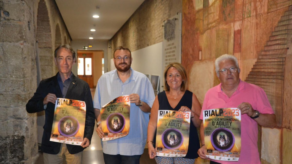 Juli Alegre, Gerard Sabarich, Rosa Pujol i Josep Taribó.