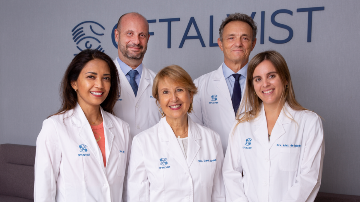El equipo médico, formado por el Dr. Juan Álvarez, el Dr. Jeroni Nadal, la Dra. María Fideliz, la Dra. María Isabel Canut y la Dra. Clara Álvarez