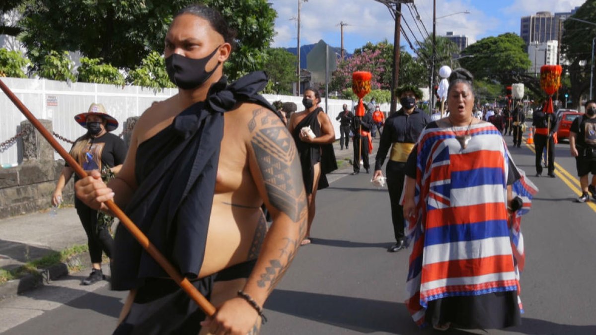 Los hawaianos nativos reclaman el retorno de un gobierno propio. 