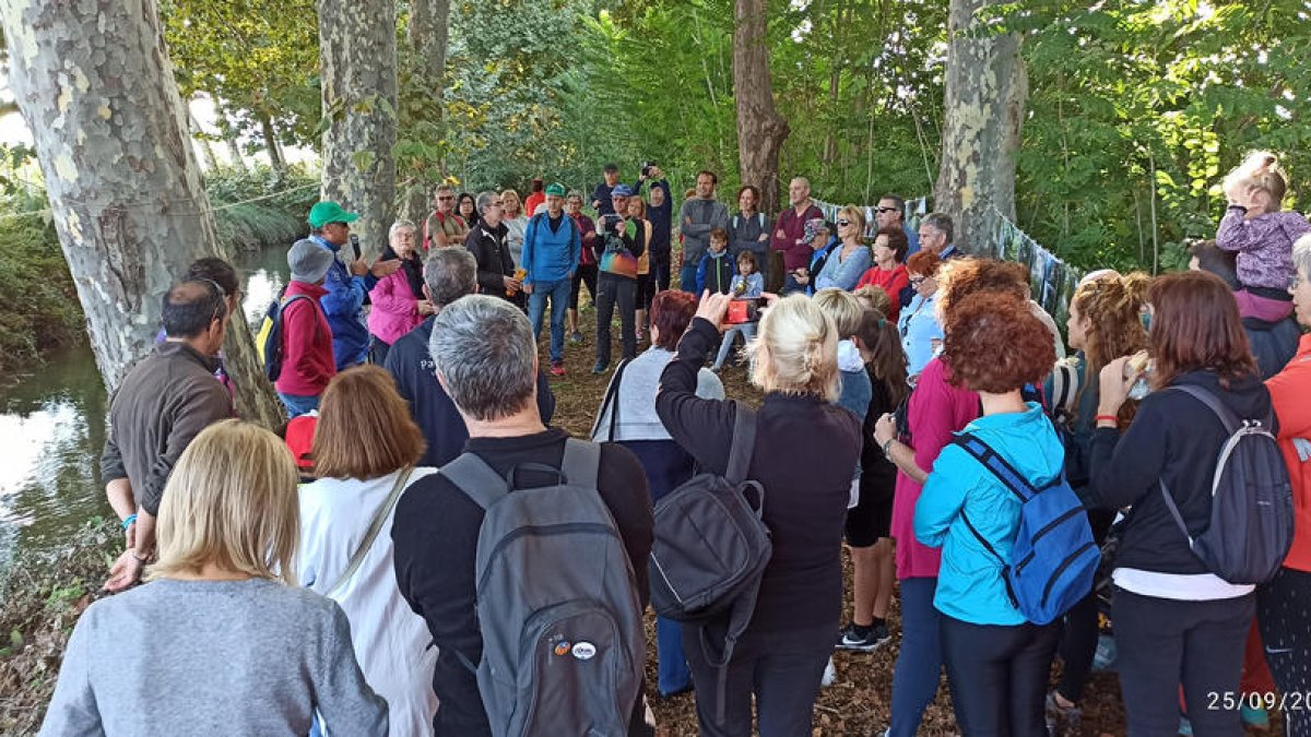 Trobada a la tercera séquia del Canal d'Urgell entre el Palau i Bellvís