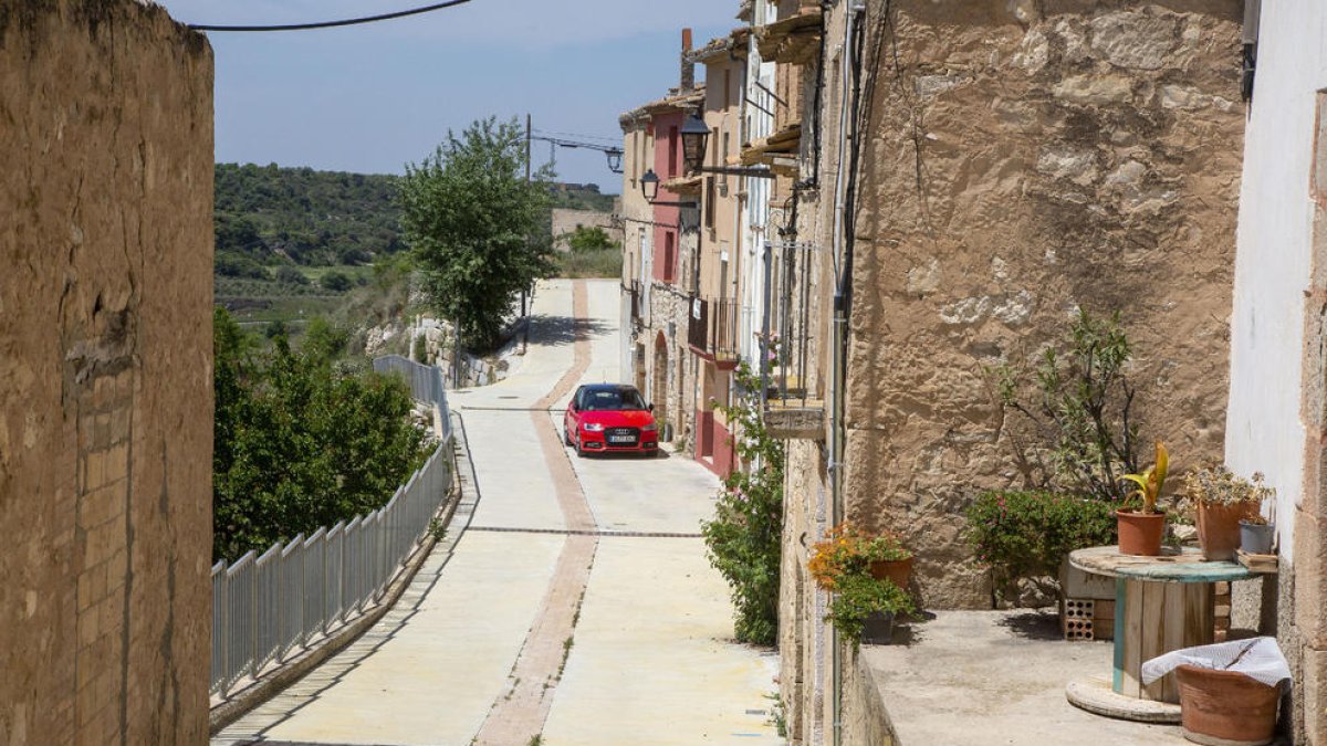 La calle Sol de Maldà donde se prevén dos pisos sociales. 