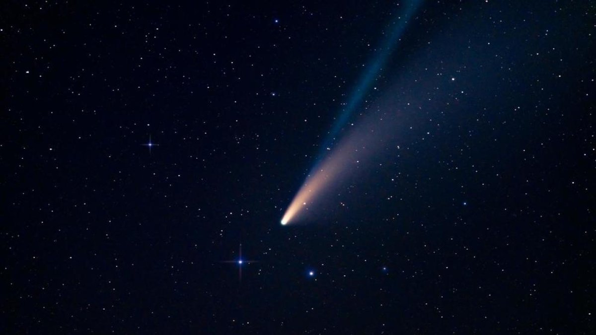 Imatge d'arxiu d'un cometa.