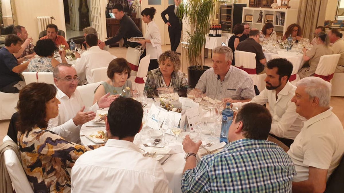 Algunos de los participantes en la Noche del Empresariado.