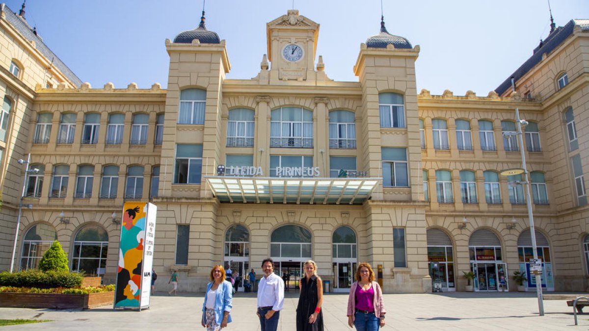 ERC. Los partidos independentistas sí trajeron a Lleida a sus máximos líderes. 