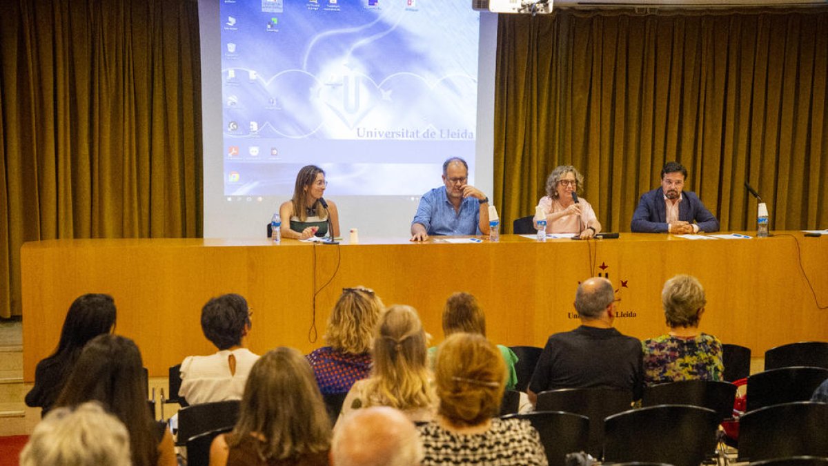 Jornada celebrada ayer en la Facultad de Medicina de la UdL. 