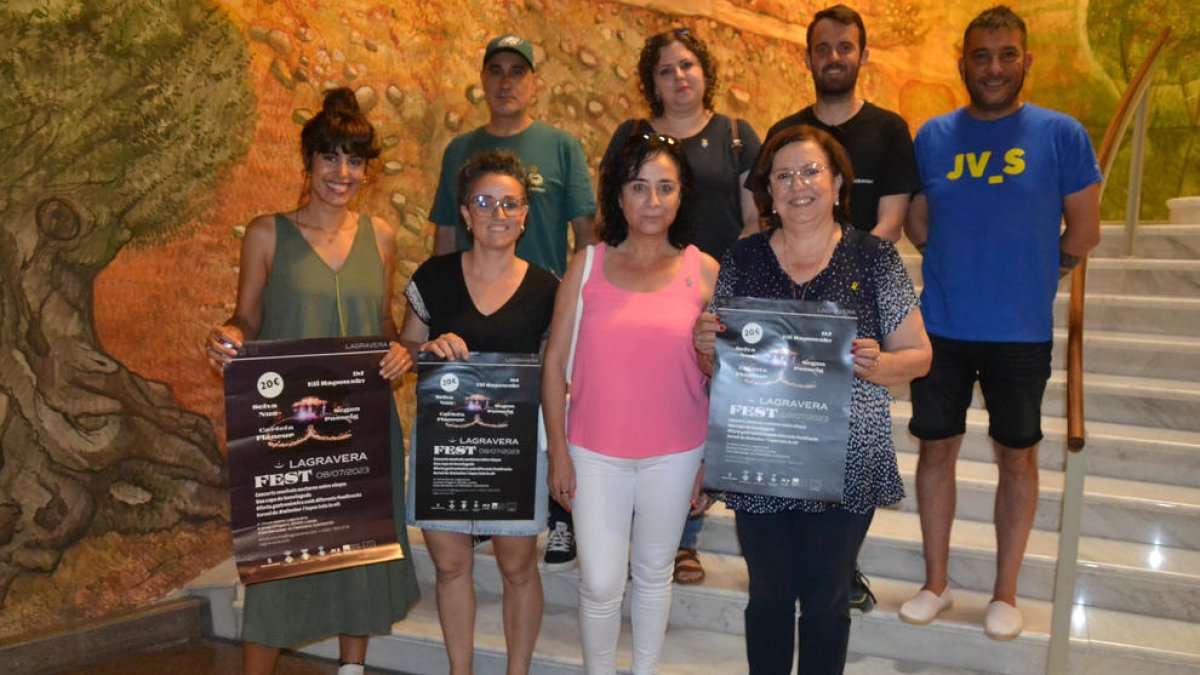 Presentació ahir a la diputació de Lleida de Lagravera Fest.