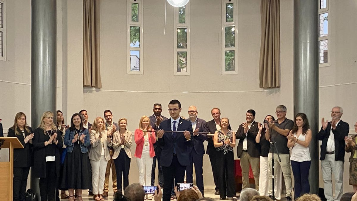 Raimat celebró ayer el pleno de investidura de Ivan Fernández como alcalde pedáneo.