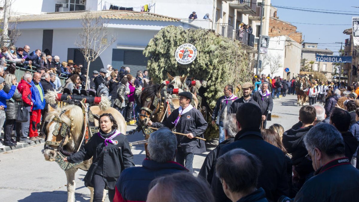 Imatge dels Tres Tombs de l’any passat a Anglesola.