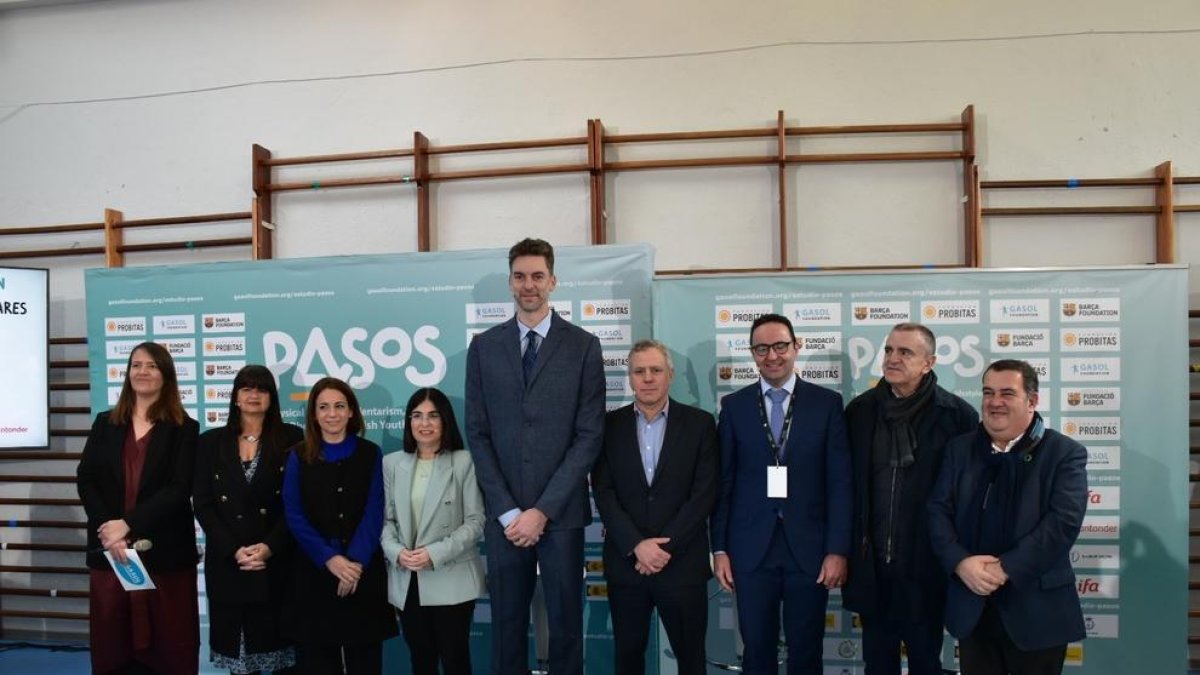 La presentació de l'estudi PASOS, realitzat per la Gasol Foundation.