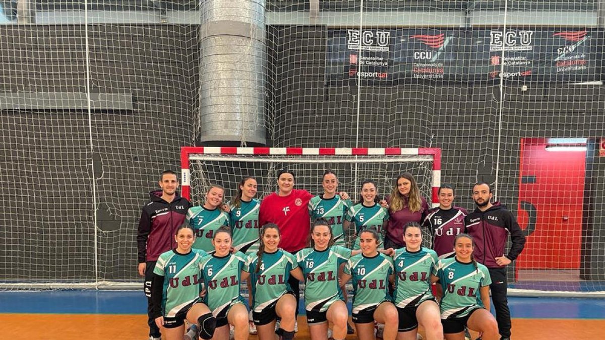 La UdL guanya el català femení universitari d'handbol