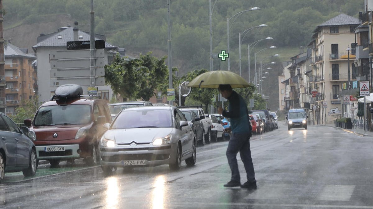 Las lluvias dejaron 13,5 litros por metro cuadrado en Sort, en el Sobirà.