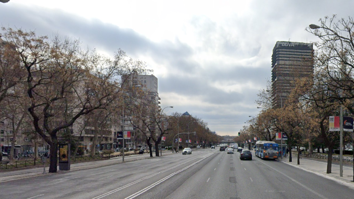 Iimagen de archivo del paseo de la Castellana.