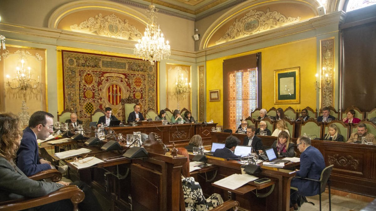 L’ajuntament va celebrar ahir el primer ple ordinari de l’any.