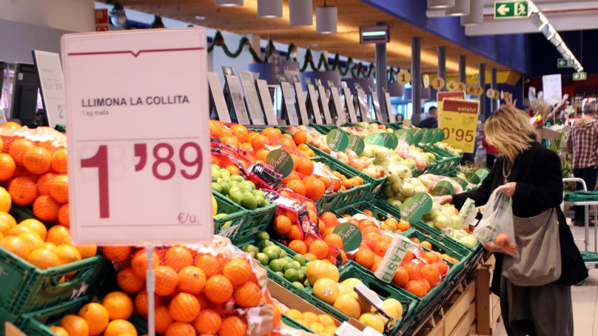 La caiguda de producció per la sequera pot repercutir en el preu de venda dels aliments.