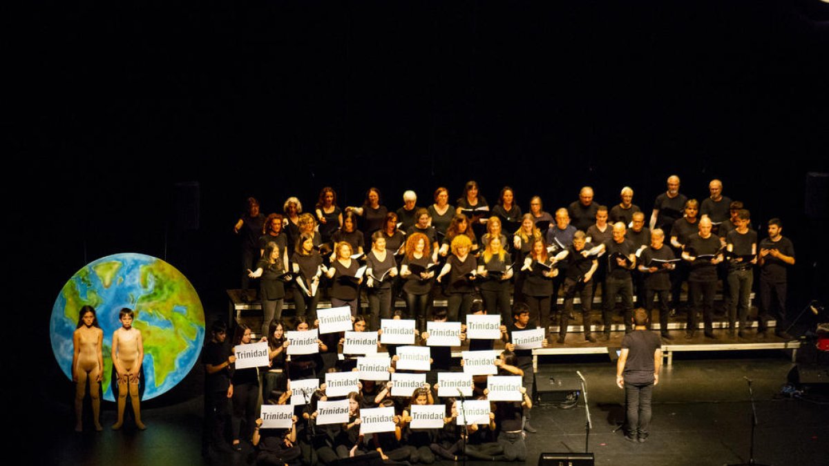 El Cor de l'Orfeó Lleidatà estrena l'espectacle 'Mare Terra' a la Llotja