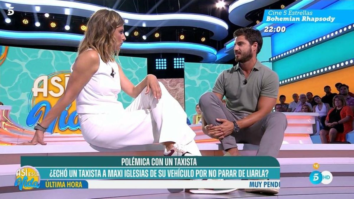 Sandra Barneda amb Maxi Iglesias.