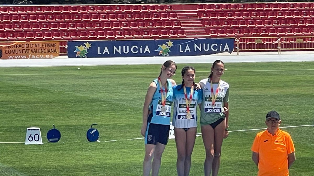 La lleidatana Jana Queralt, medalla de plata a l'Estatal Sub-16