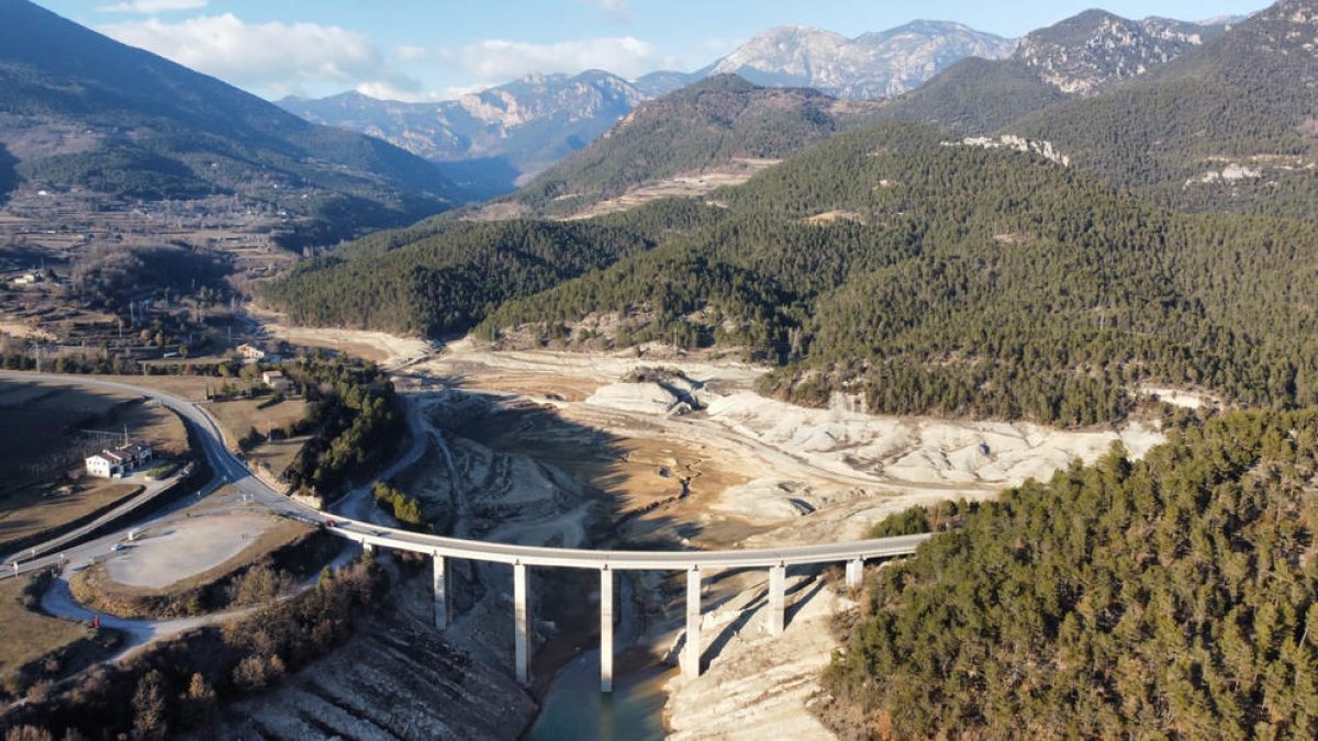 Imatge de l’estat de la Llosa del Cavall fa unes setmanes.