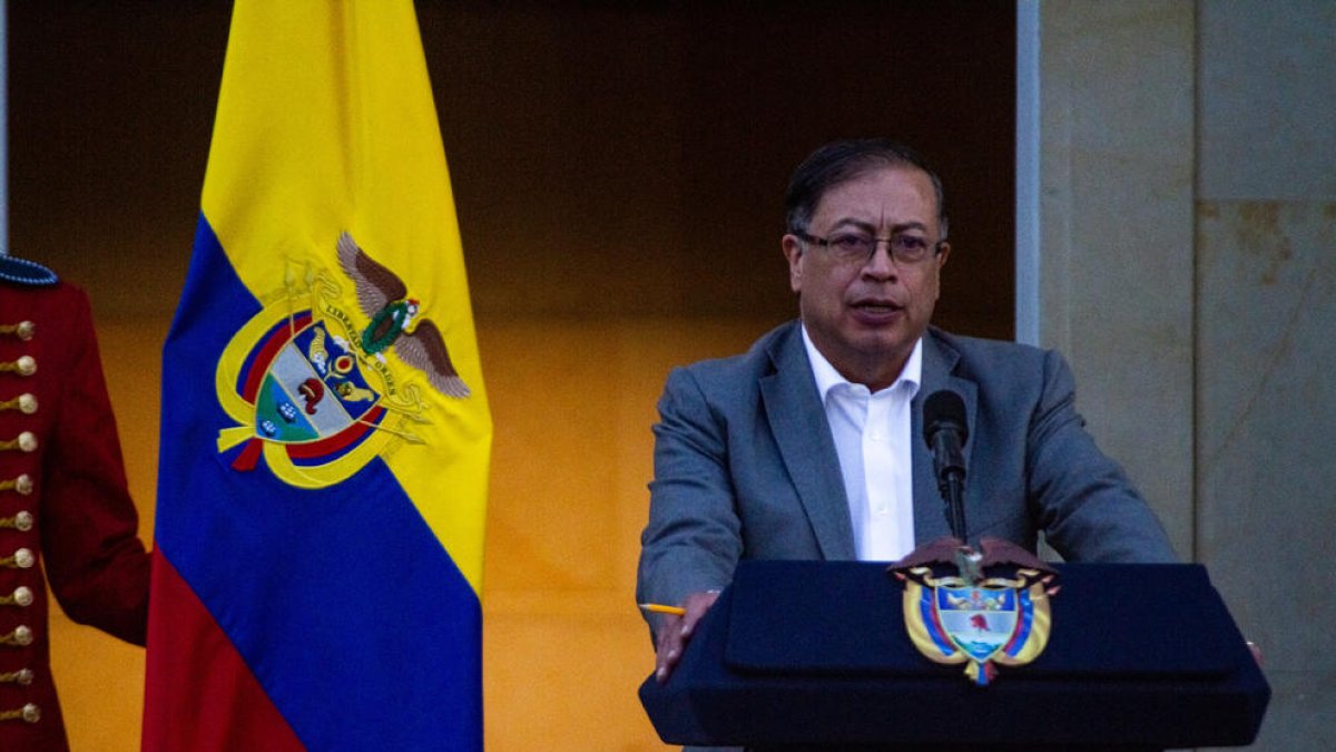 Imatge del president de Colòmbia, Gustavo Petro, el febrer passat.