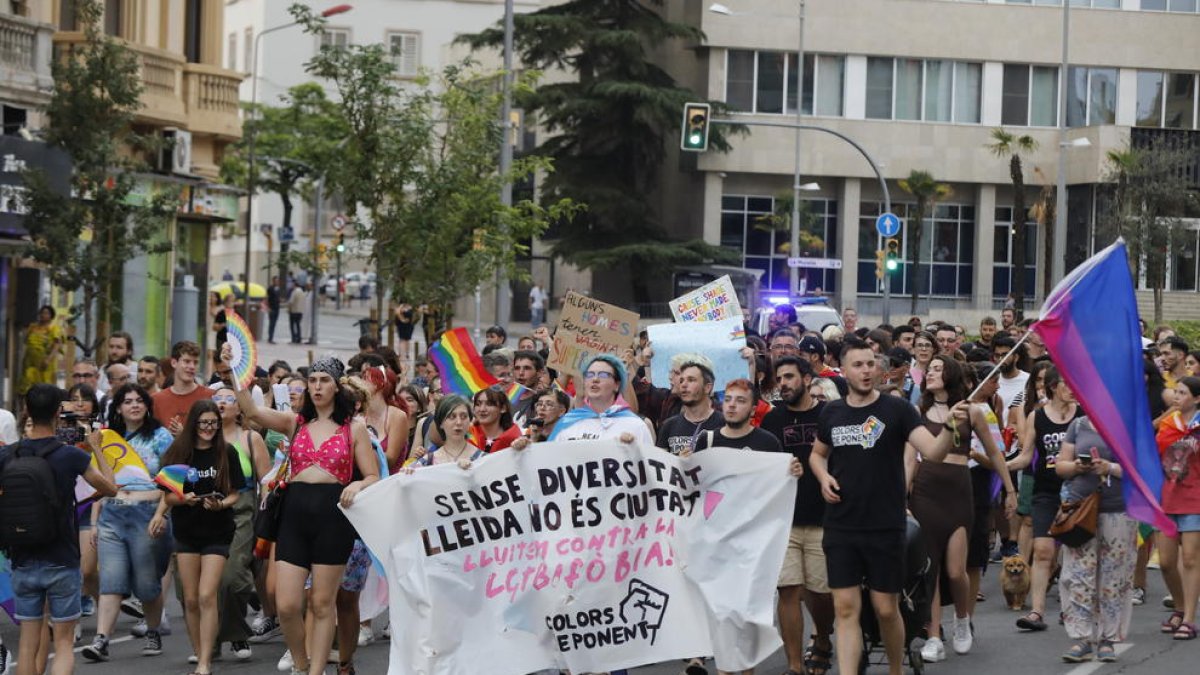 Manifestació a Lleida