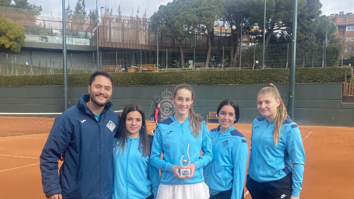 El CN Lleida, subcampeón catalán en tenis