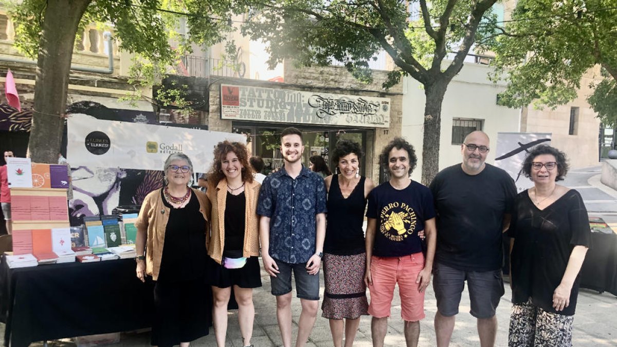 Foto de família dels participants en la jornada d’ahir del Galacticat.