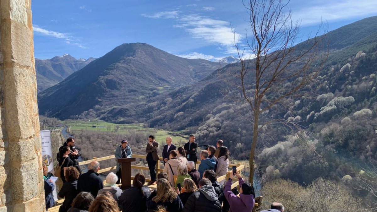 La inauguración del mirador y la pasarela.