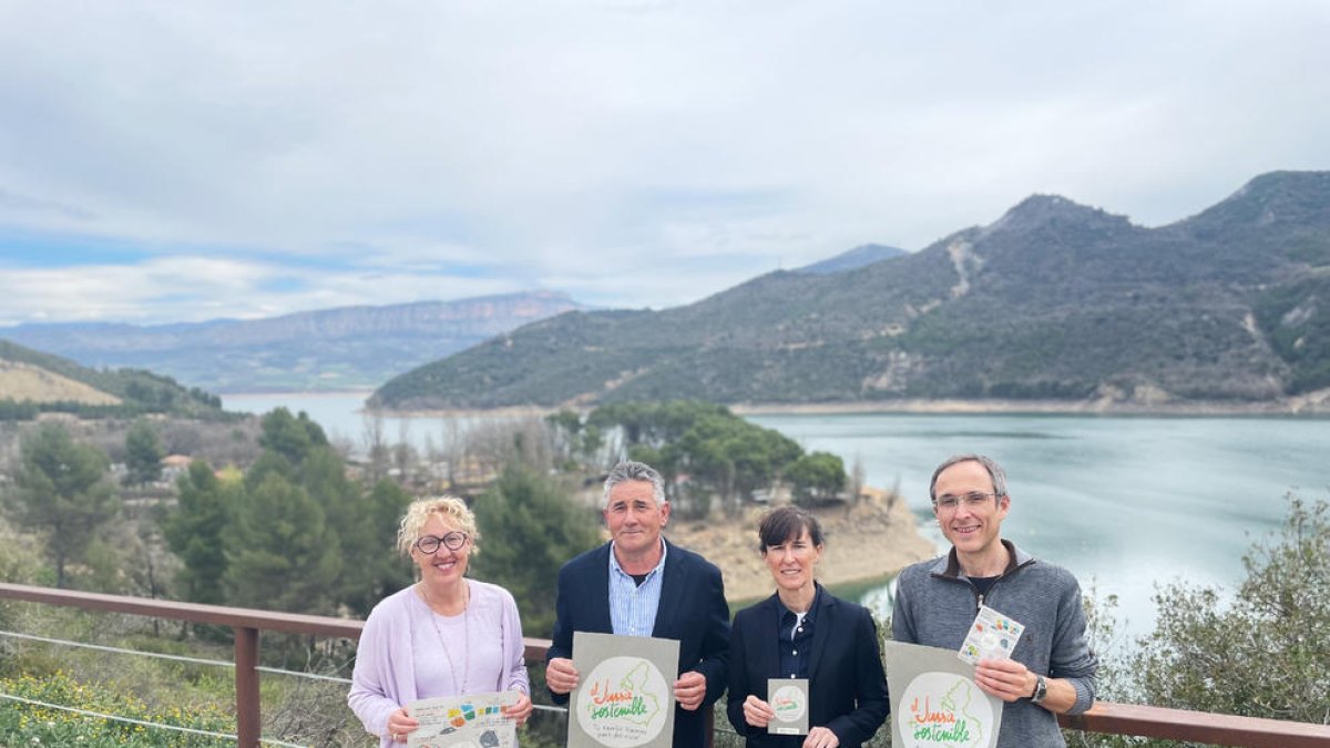 La presentación de la campaña para mejorar el reciclaje. 