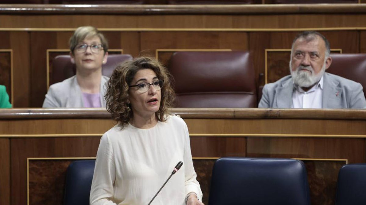 La ministra d'Hisenda, María Jesús Montero.