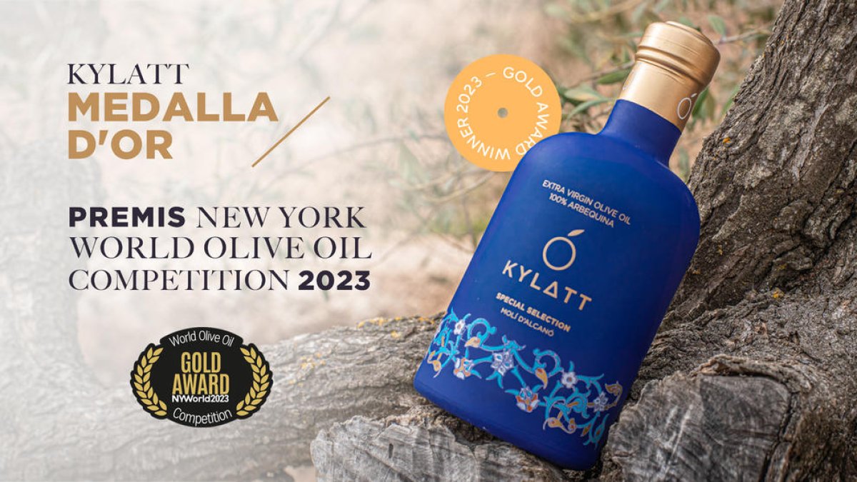 El aceite Kylatt del Molí d'Alcanó gana la medalla de oro en los premios New York World