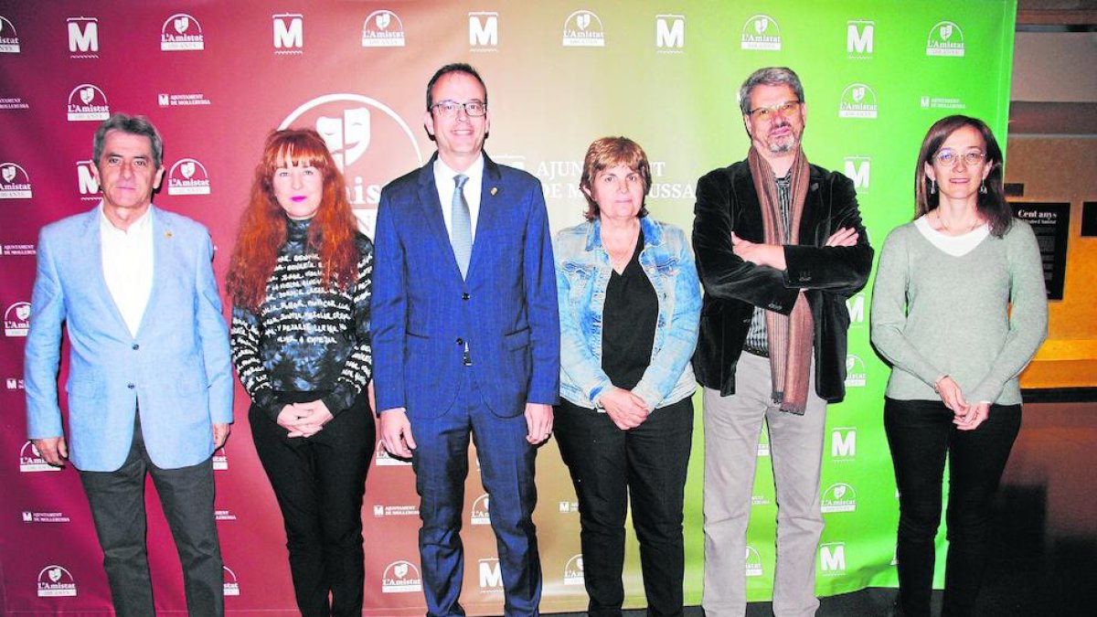 Joan Ramon Domingo, Raquel Casas, Marc Solsona, Glòria Tomàs, Albert Turull i Eulàlia Pagès.