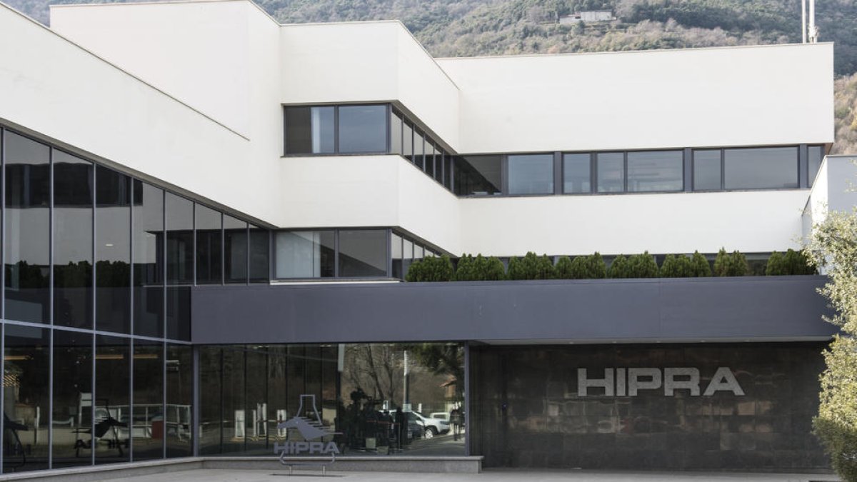La sede central de Hipra, en Girona.