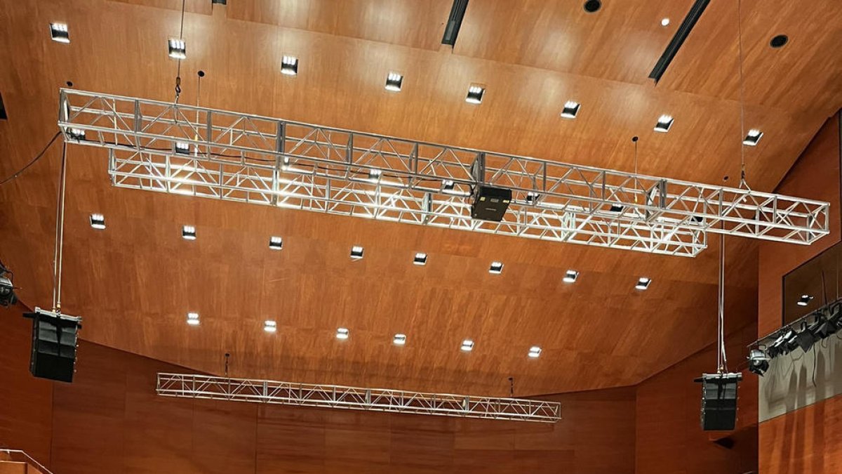 Un momento del concierto del pasado domingo en el Auditori.