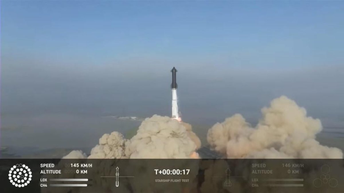 VÍDEO | Explota el Starship de SpaceX poco después de elevarse