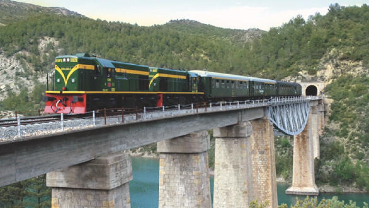 Una imagen de archivo del Tren dels Llacs.
