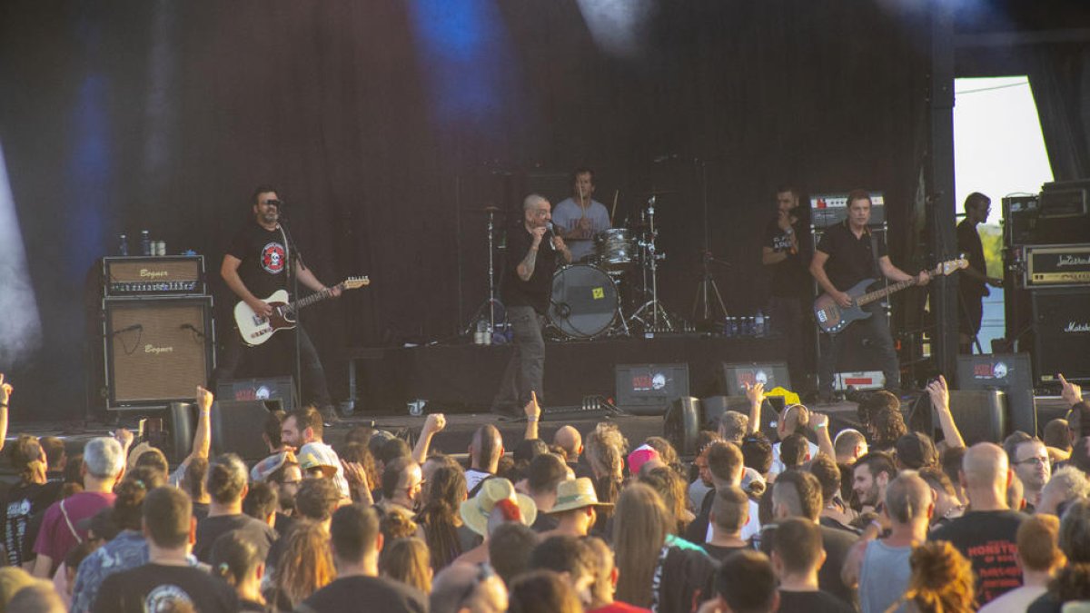 Tropa do Carallo, el año pasado en el Antifa Rock de Juneda.