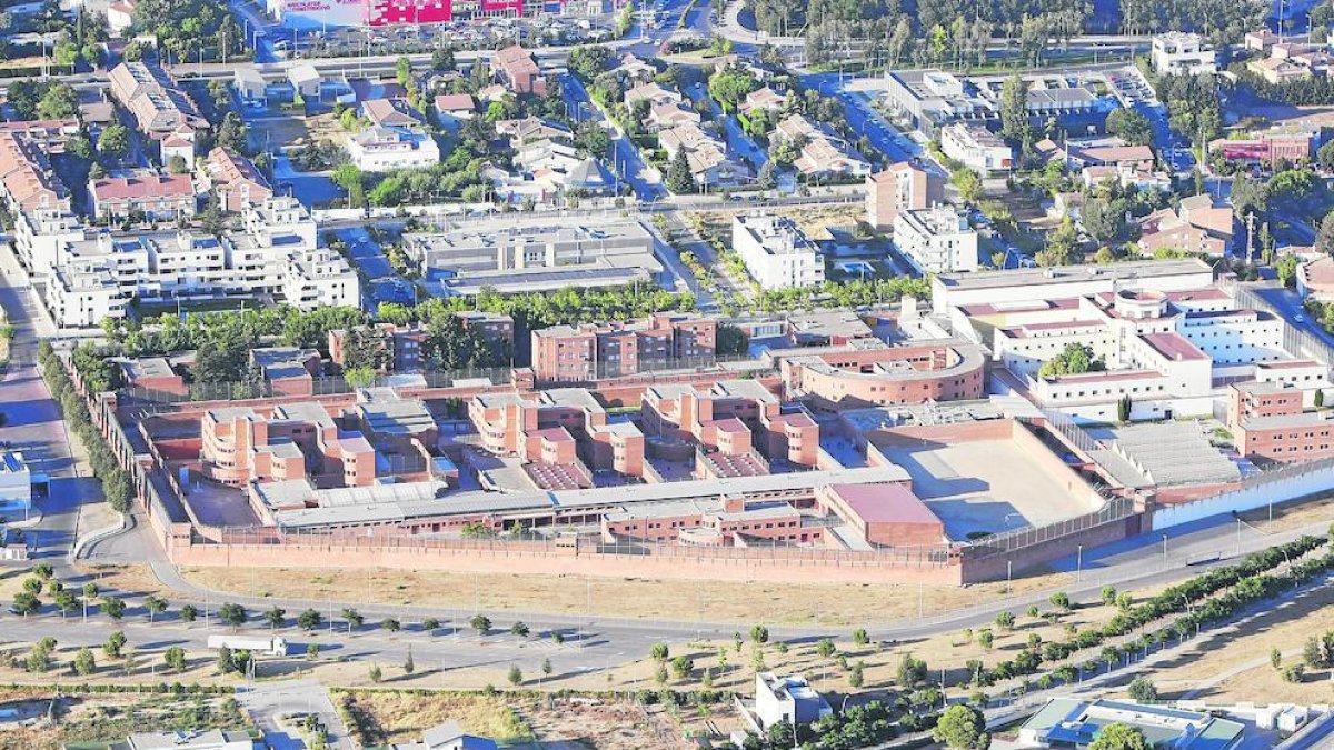 Vista aèria de les instal·lacions del Centre Penitenciari de Ponent, a Lleida.