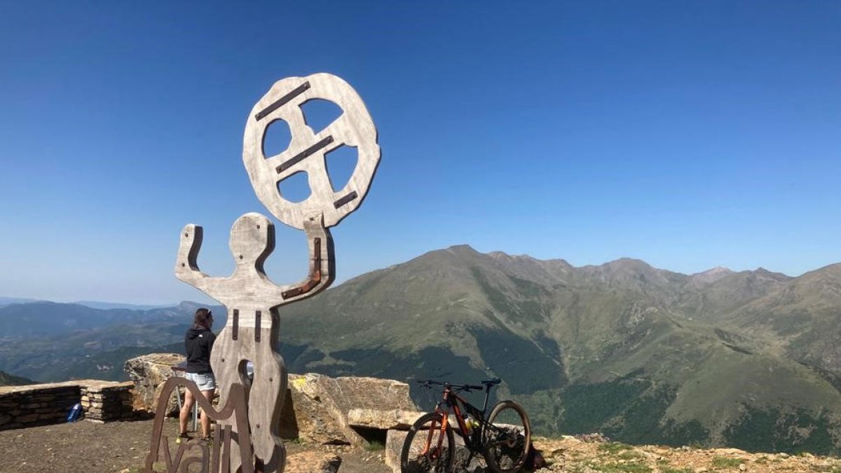 La prova de BTT de diumenge acabarà davant l’estàtua del Gegant del Triador.