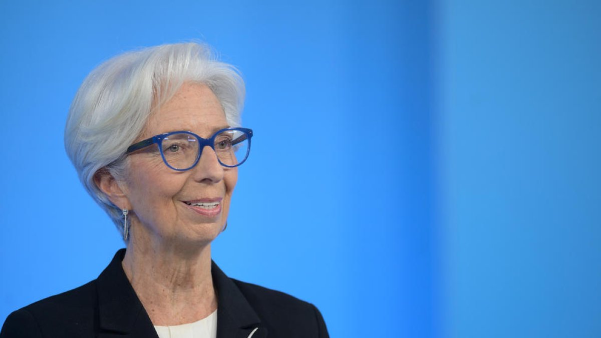 Imagen de la presidenta del BCE, Christine Lagarde.