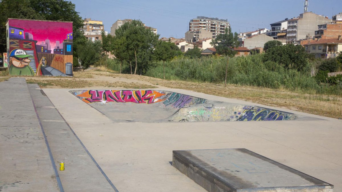 Vista general de la pista de skate de Tàrrega.